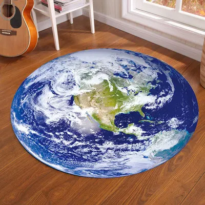 Galaxy Earth Moon Rond Tapijt  - Kids Outdoor Mat recensie en prijs