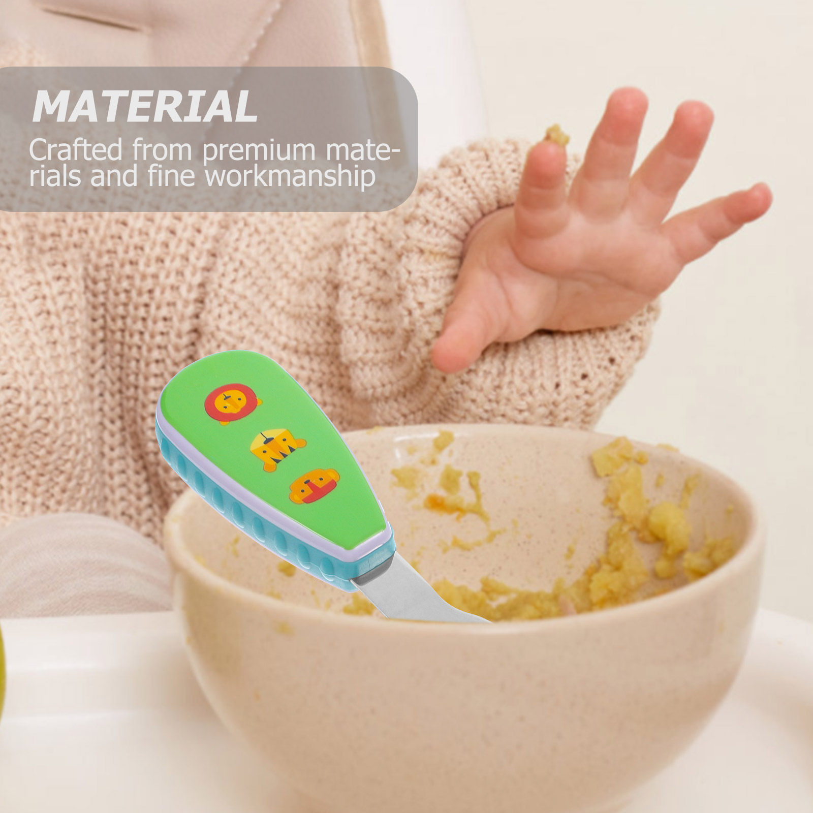 Lepels en vorken voor peuters, - Kids.Outdoor Utensils recensie en prijs